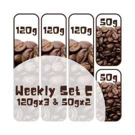 Weekly Set C (3x120g, 2x50g) Weekly Set C (3x120g, 2x50g)